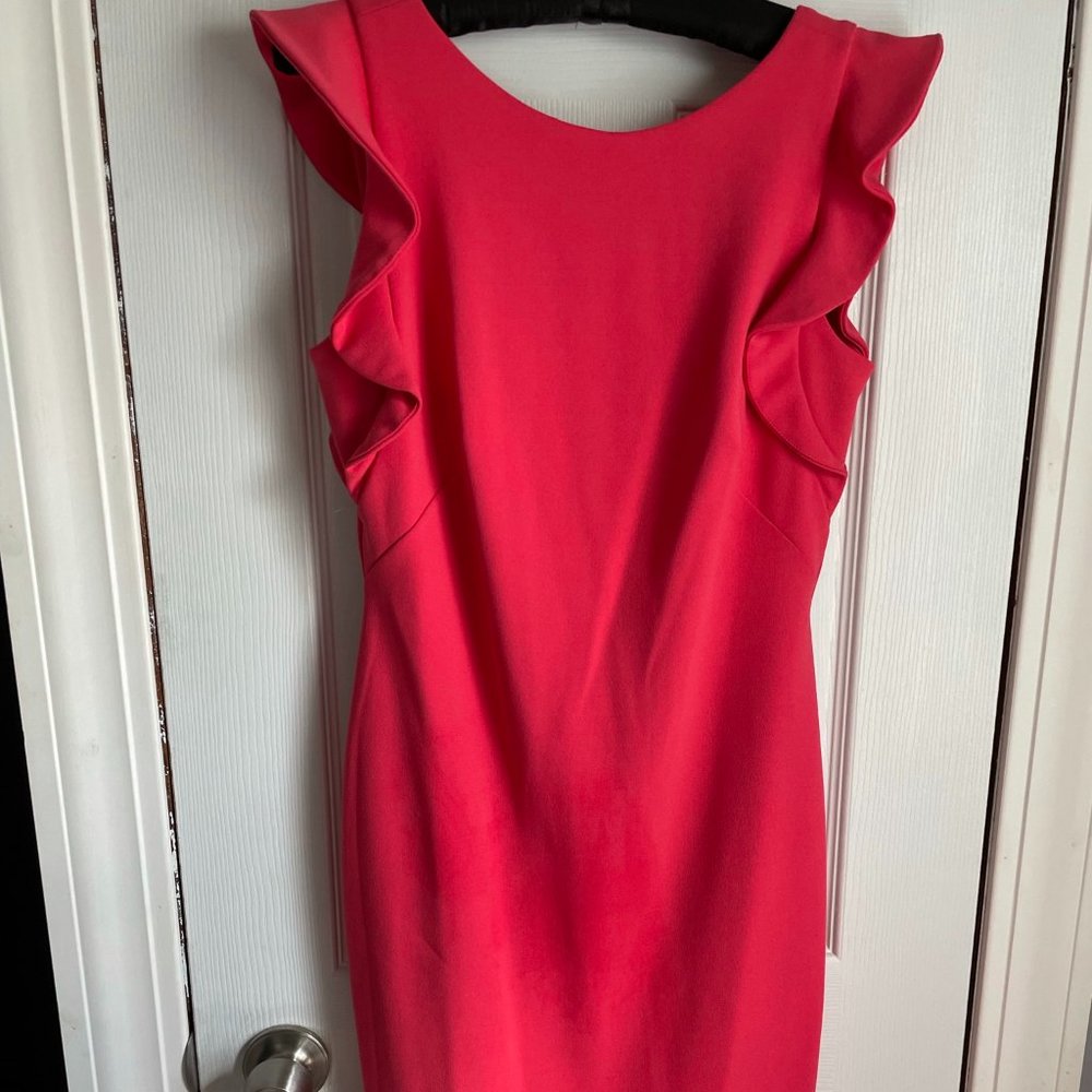 NWT WOMEN CALVIN KLEIN DRESS COLOR FUCHSIA US SIZE 2